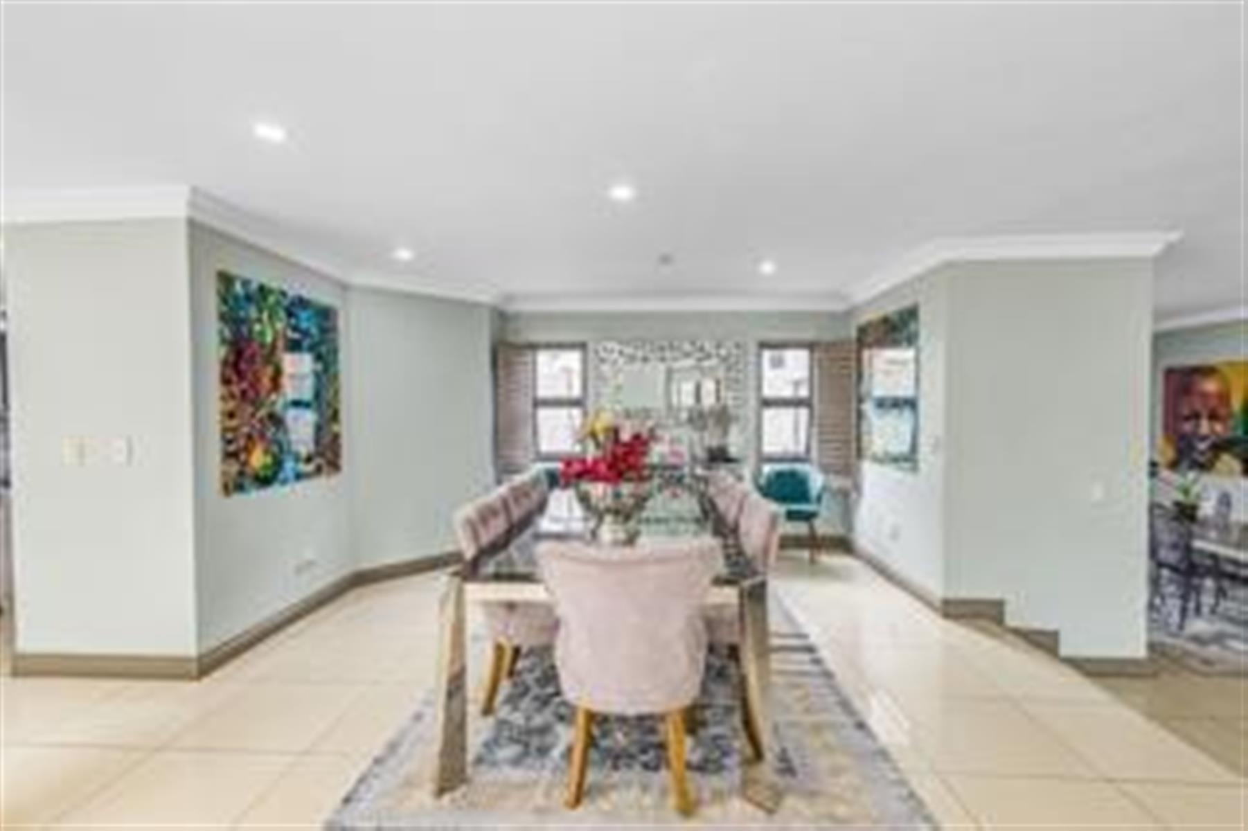 Refined Modern Living with Elegant Entertaining Spaces