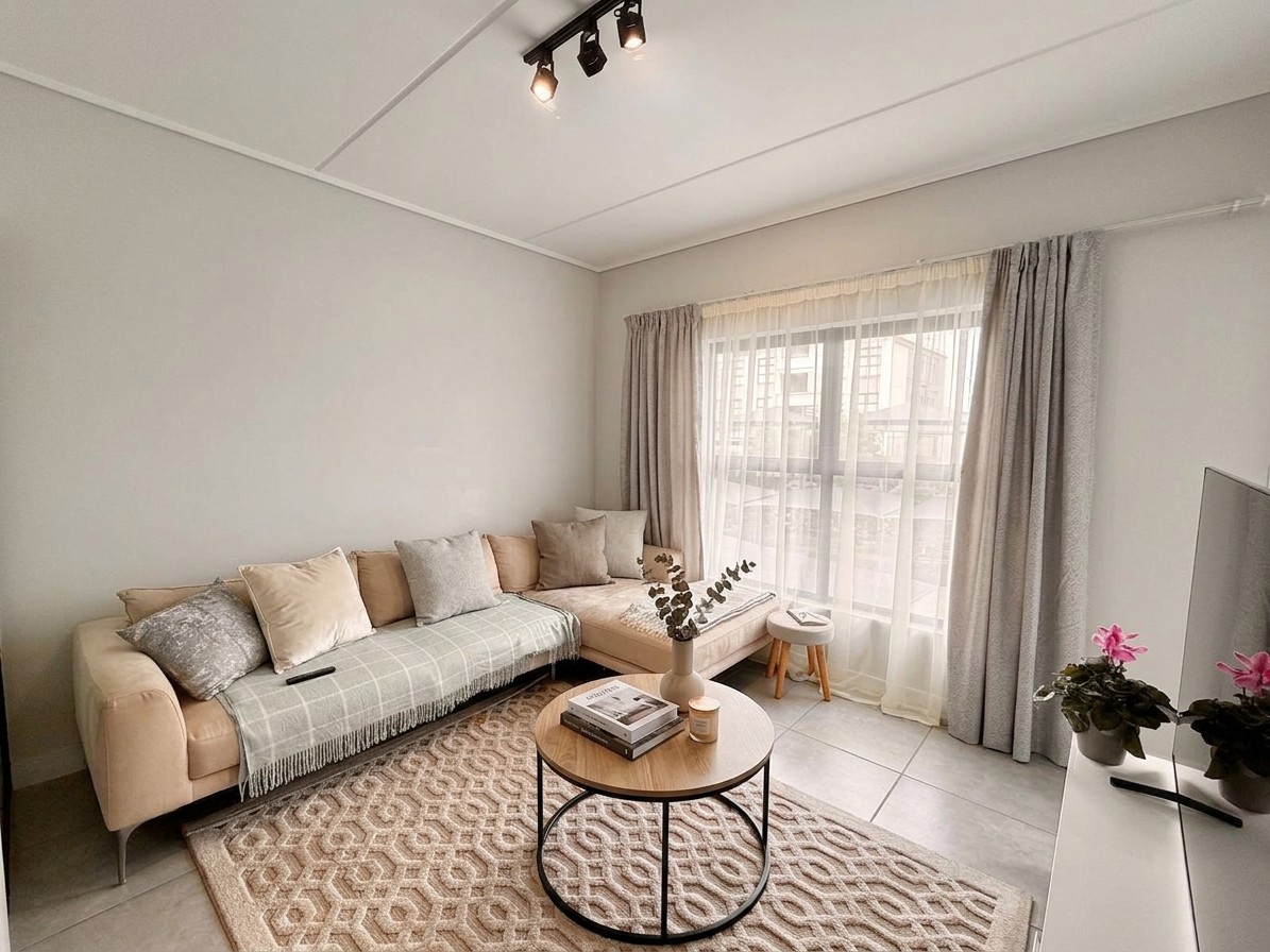 Modern 1 Bedroom, 1 Bathroom First Floor Apartment with Small Balcony