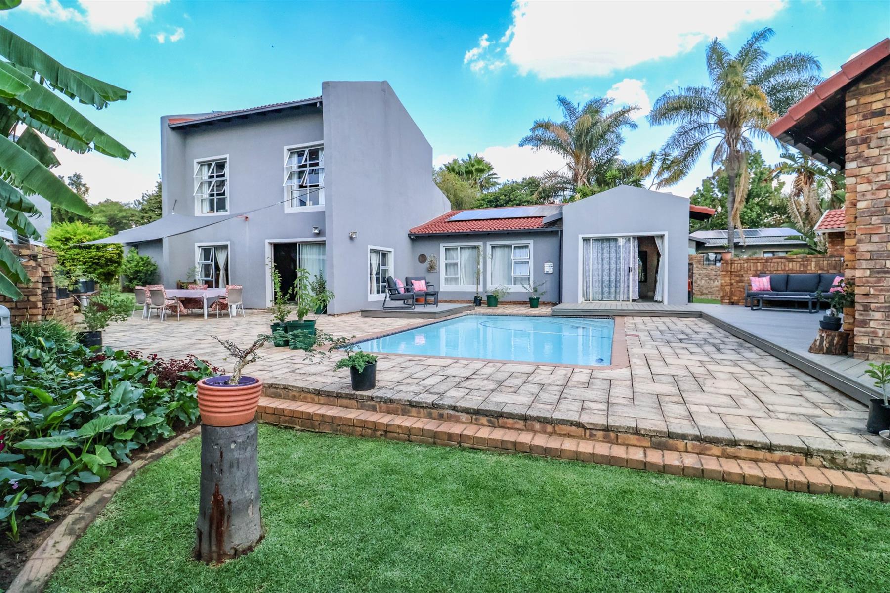 4-Bedroom Family Home with Solar, Borehole and Entertainment Features in The Reeds