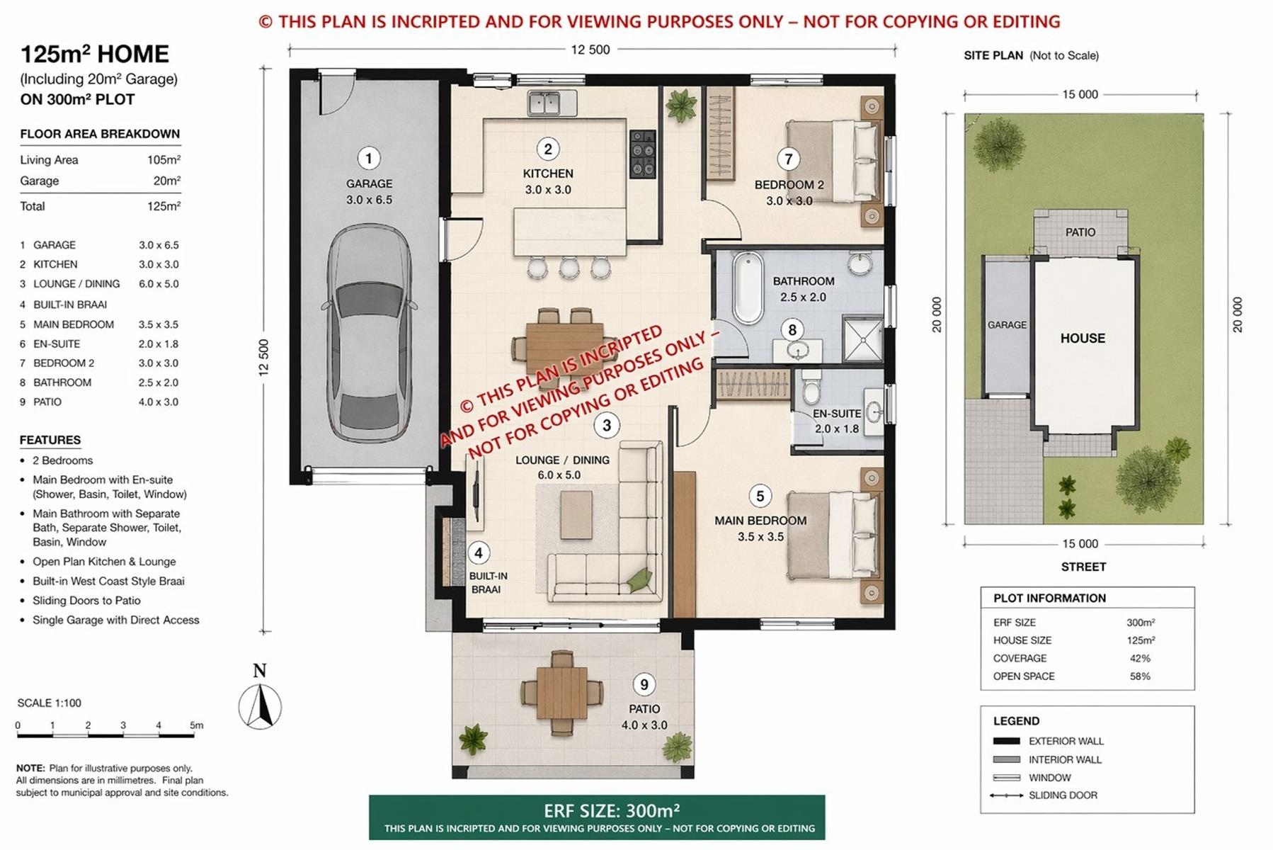Plot and Plan Home for Sale in St Helena Views, St Helena Bay