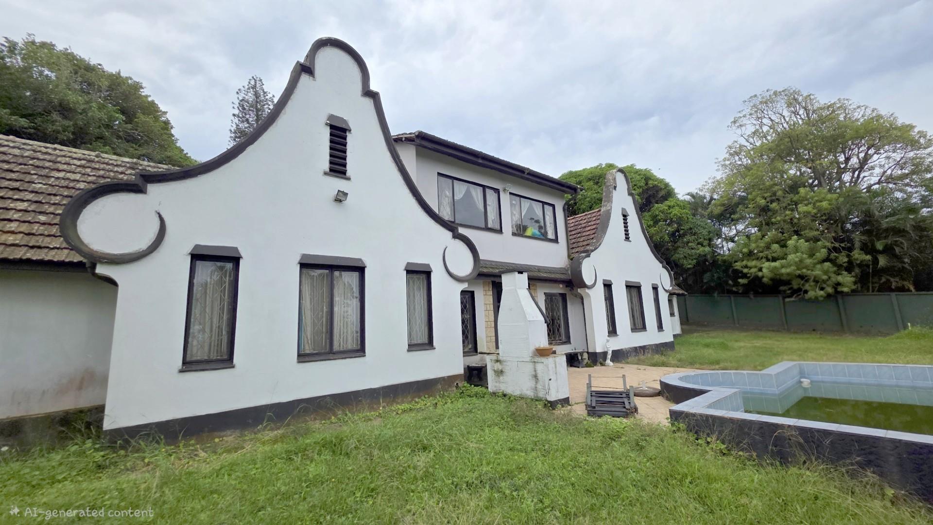 Cape Dutch Style Home For Sale in Margate with additional flatlets
