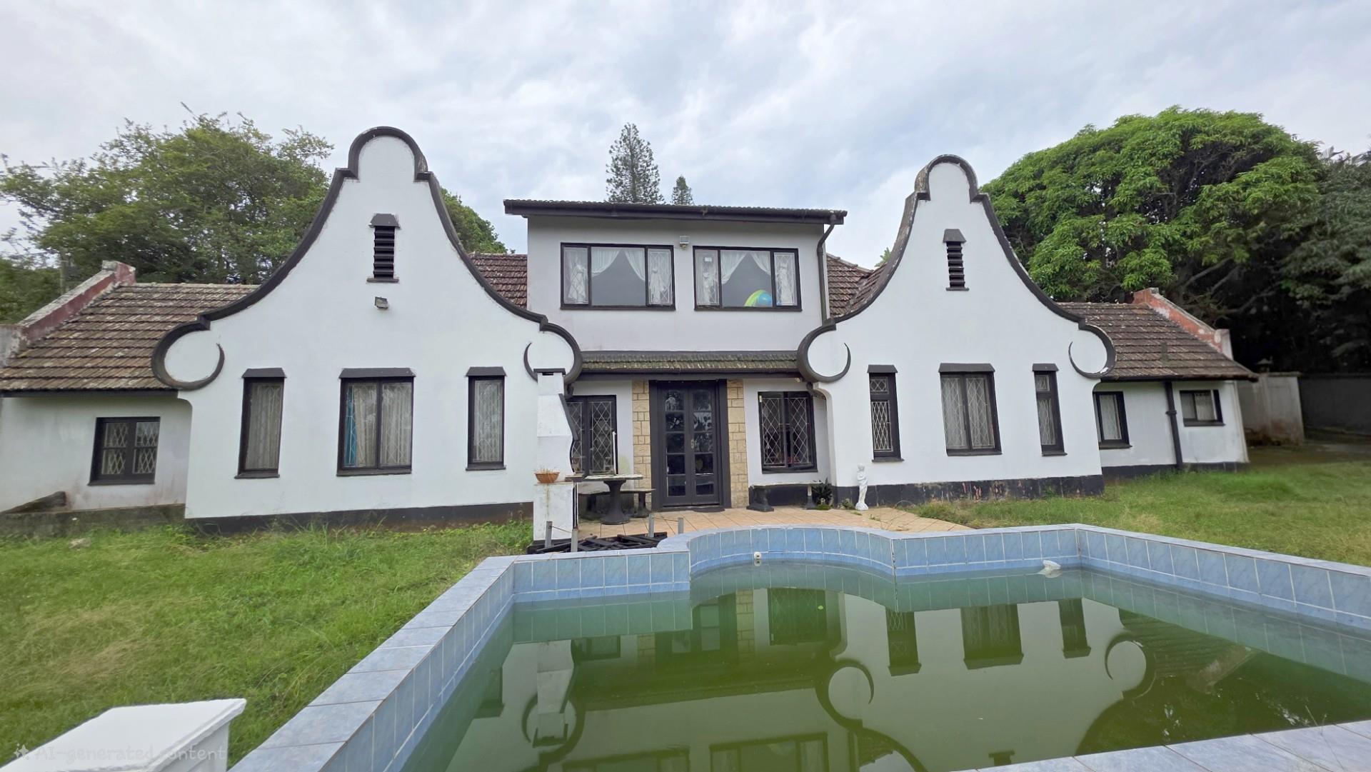 Cape Dutch Style Home For Sale in Margate with additional flatlets