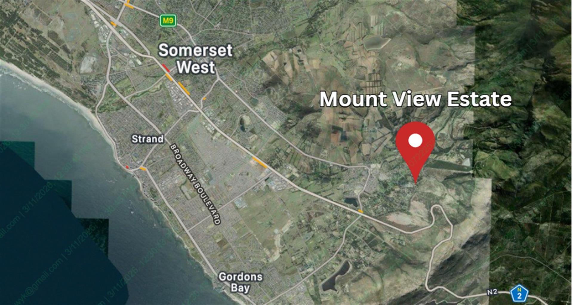 Zoned Development Land in Sir Lowrys Pass, Somerset West