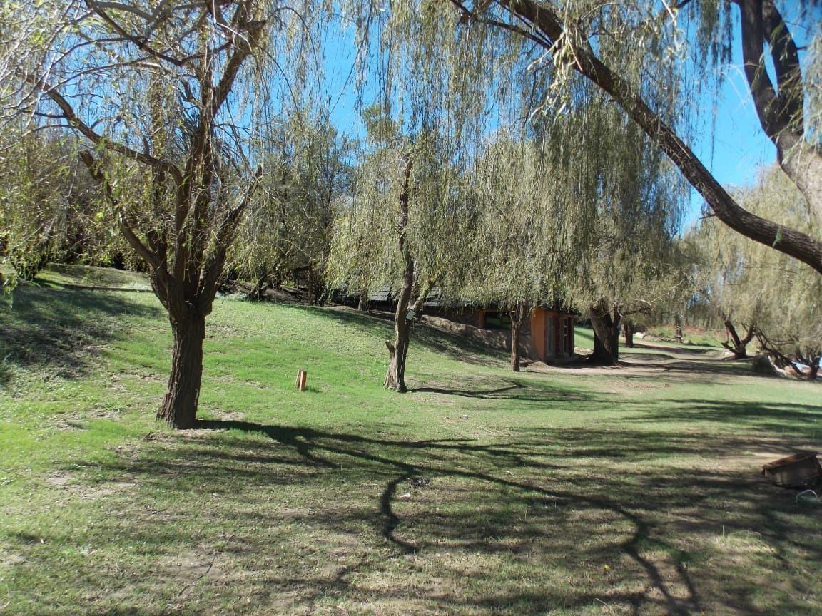Farm for sale with a lot of opportunities and fishing chalets next to the Vaal River.