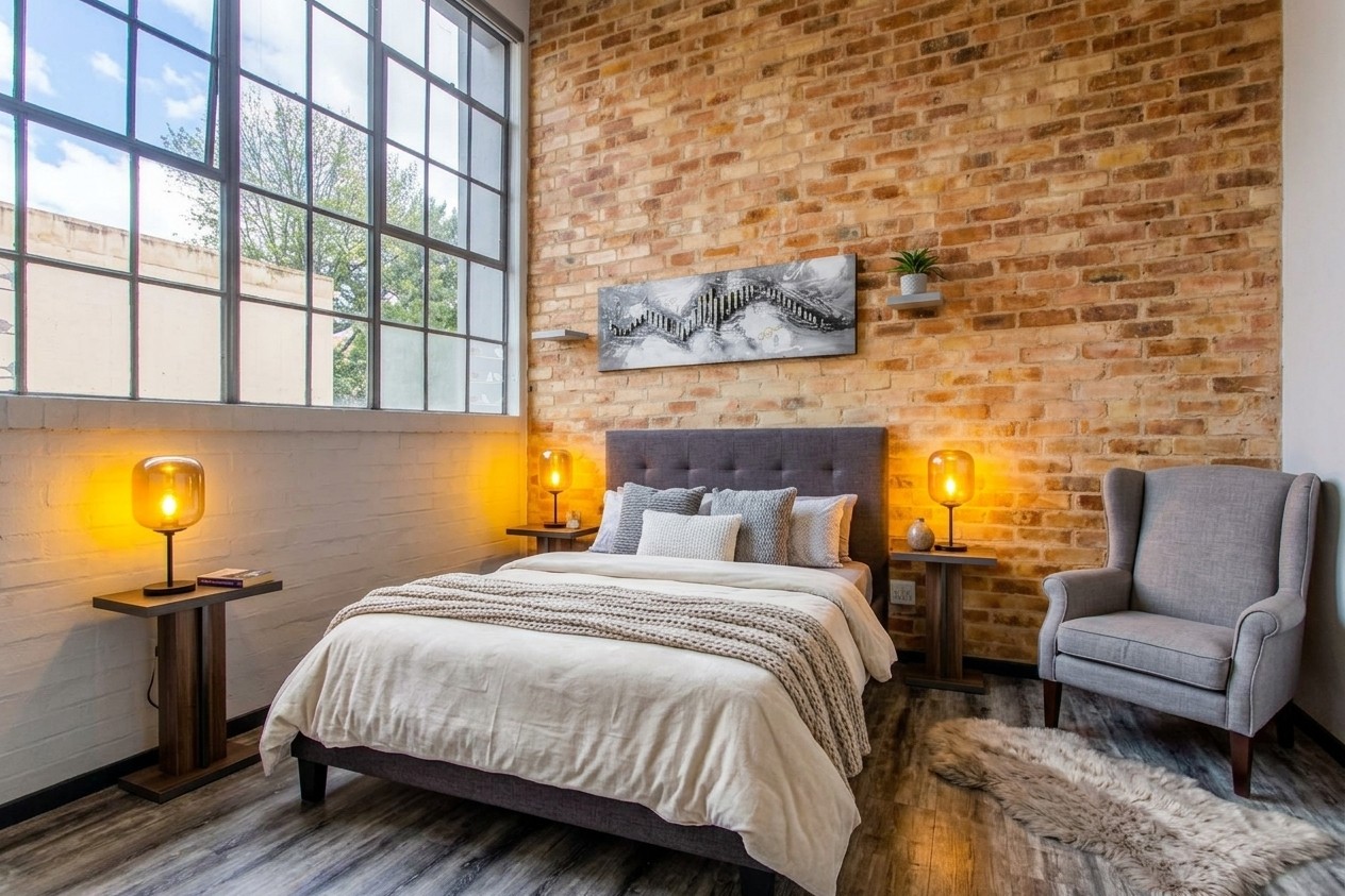 Trendy, light filled, two bedroom, two bathroom apartment