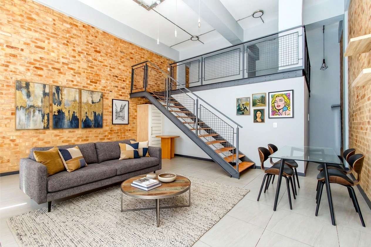 Trendy, light filled, two bedroom, two bathroom apartment