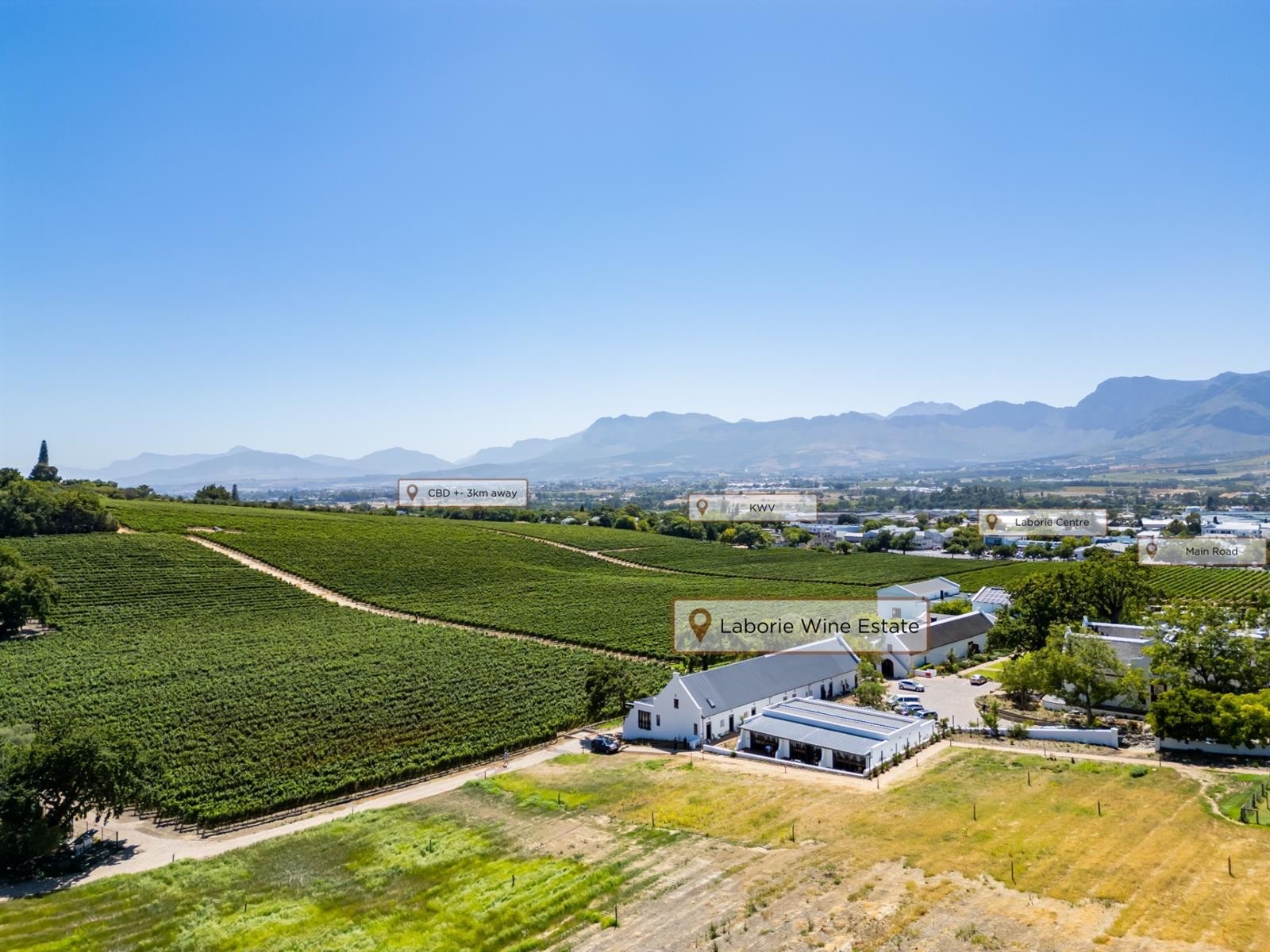 Prime Stand For Sale With Mountainous Views in New Laborie-et-Picardie Lifestyle Estate in Paarl!