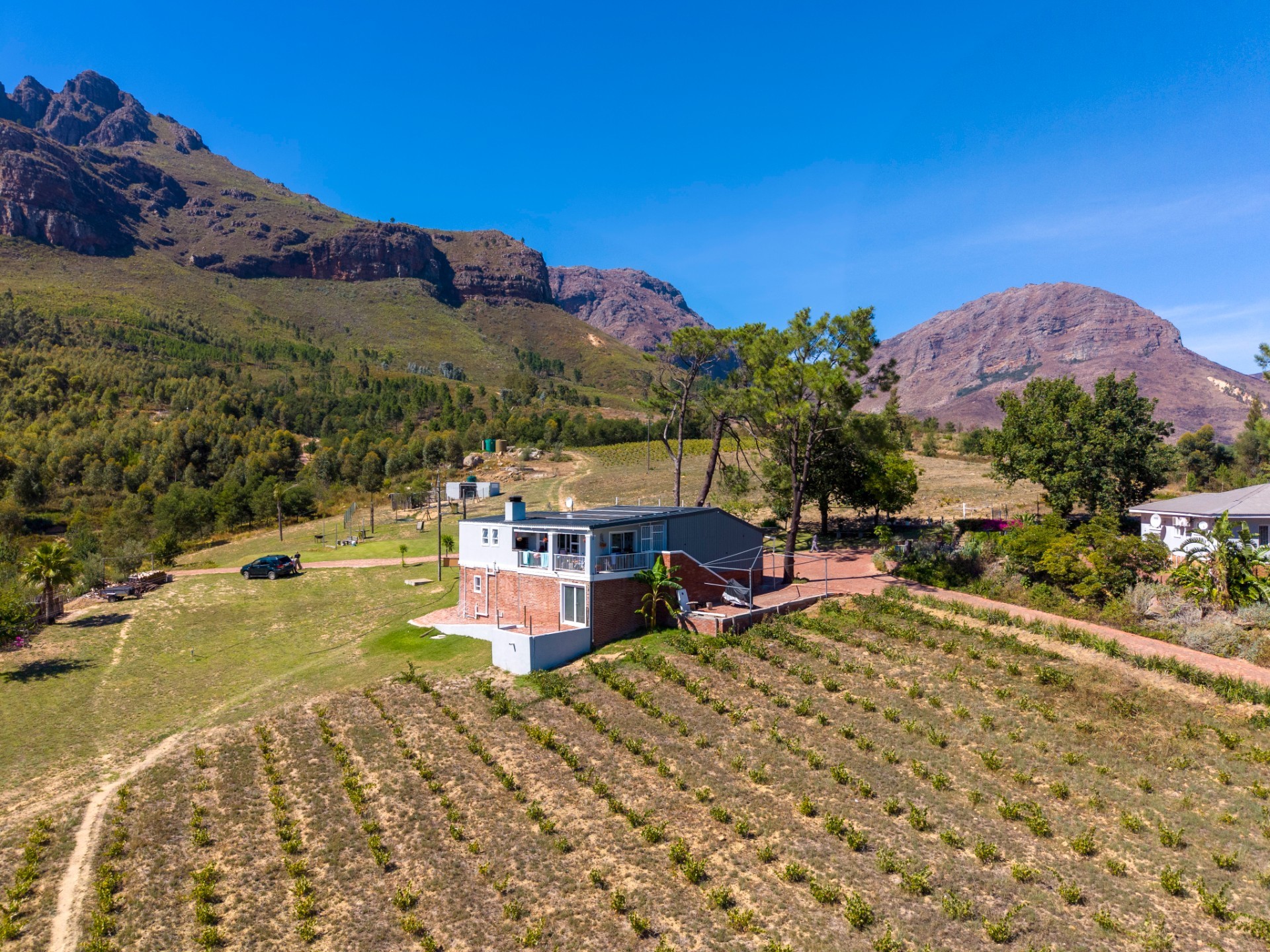 48ha Paarl Lifestyle Farm with Income, Water Infrastructure and Mountain Views