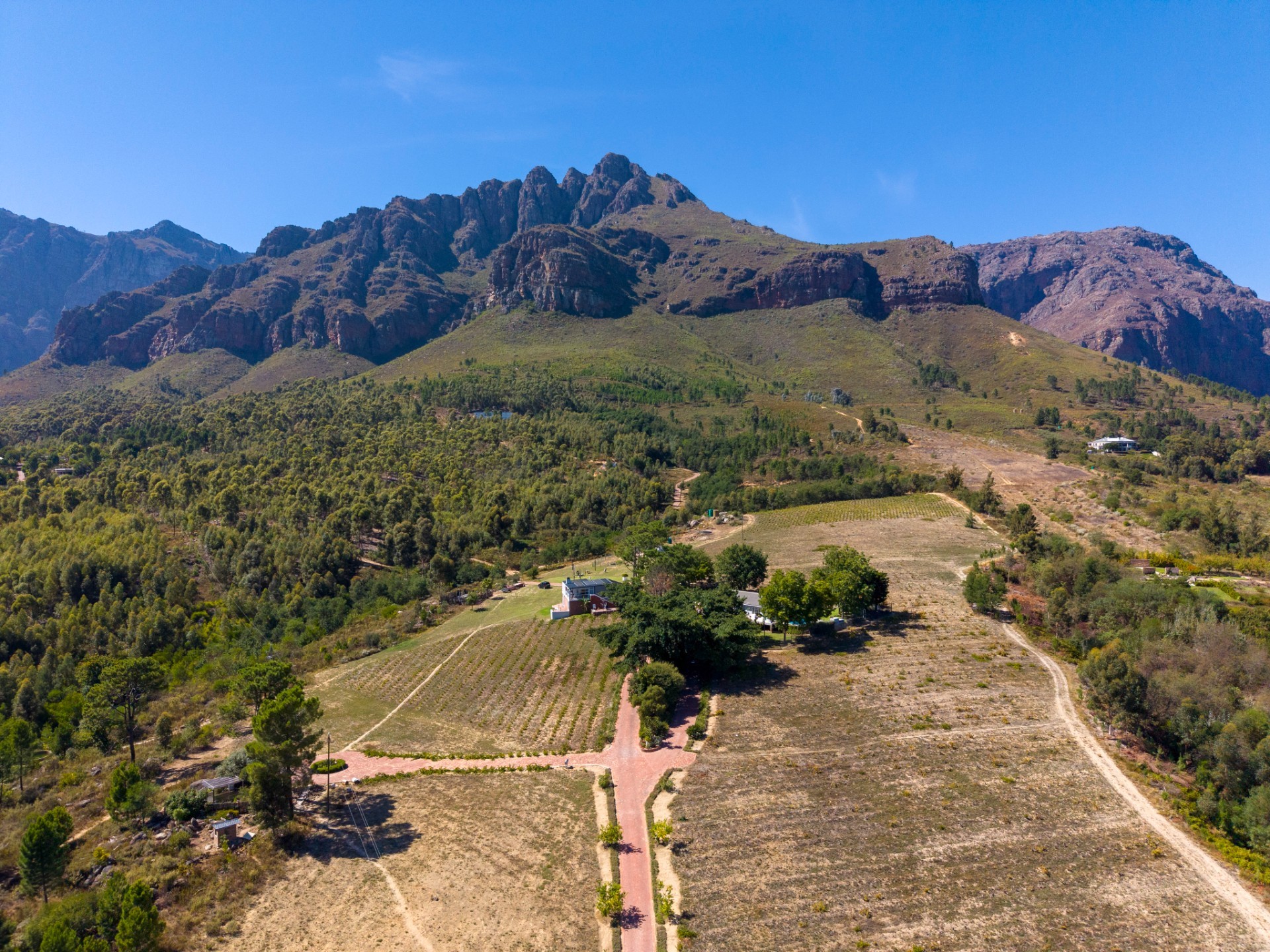 48ha Paarl Lifestyle Farm with Income, Water Infrastructure and Mountain Views