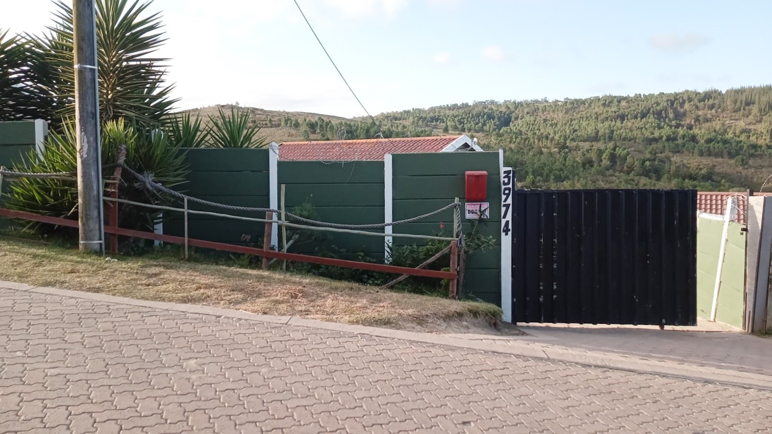 Private view of the nature reserve