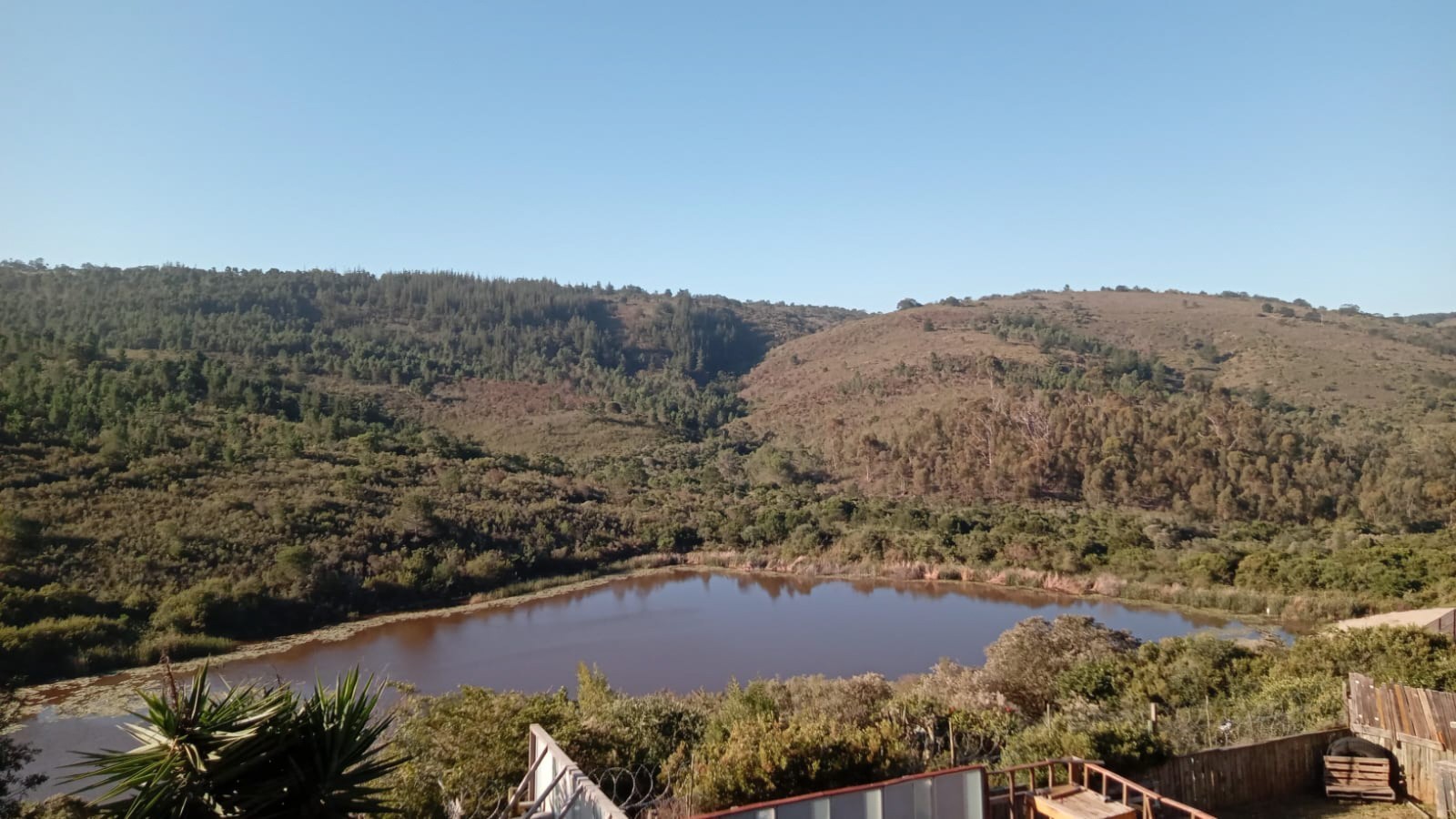 Private view of the nature reserve