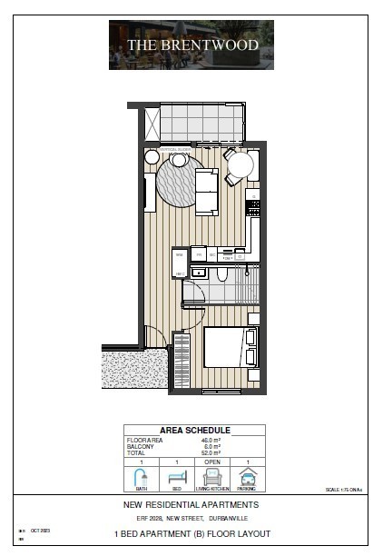 Brand-New 1 Bedroom Apartment in The Brentwood | Secure Durbanville Living