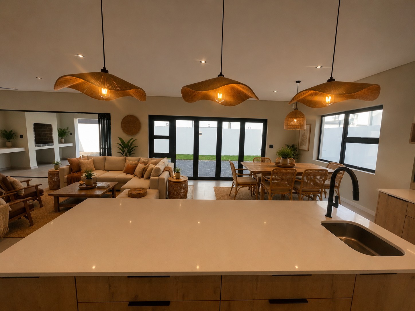 Modern Family Living in a Secure Enclave