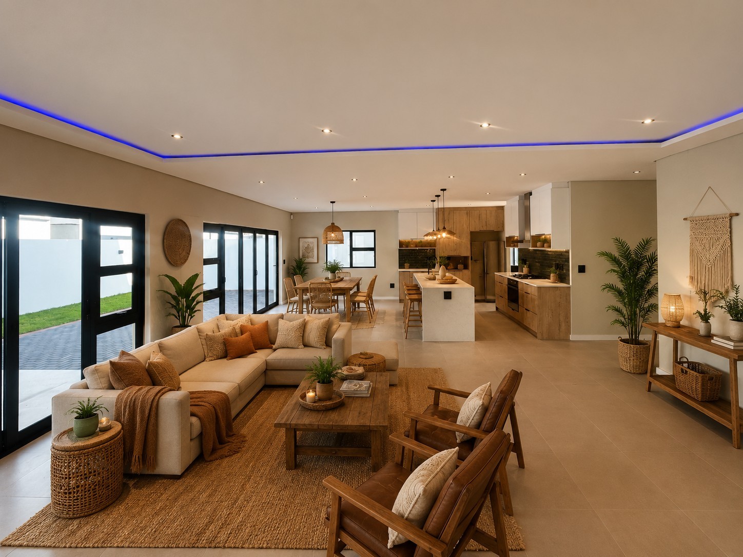 Modern Family Living in a Secure Enclave