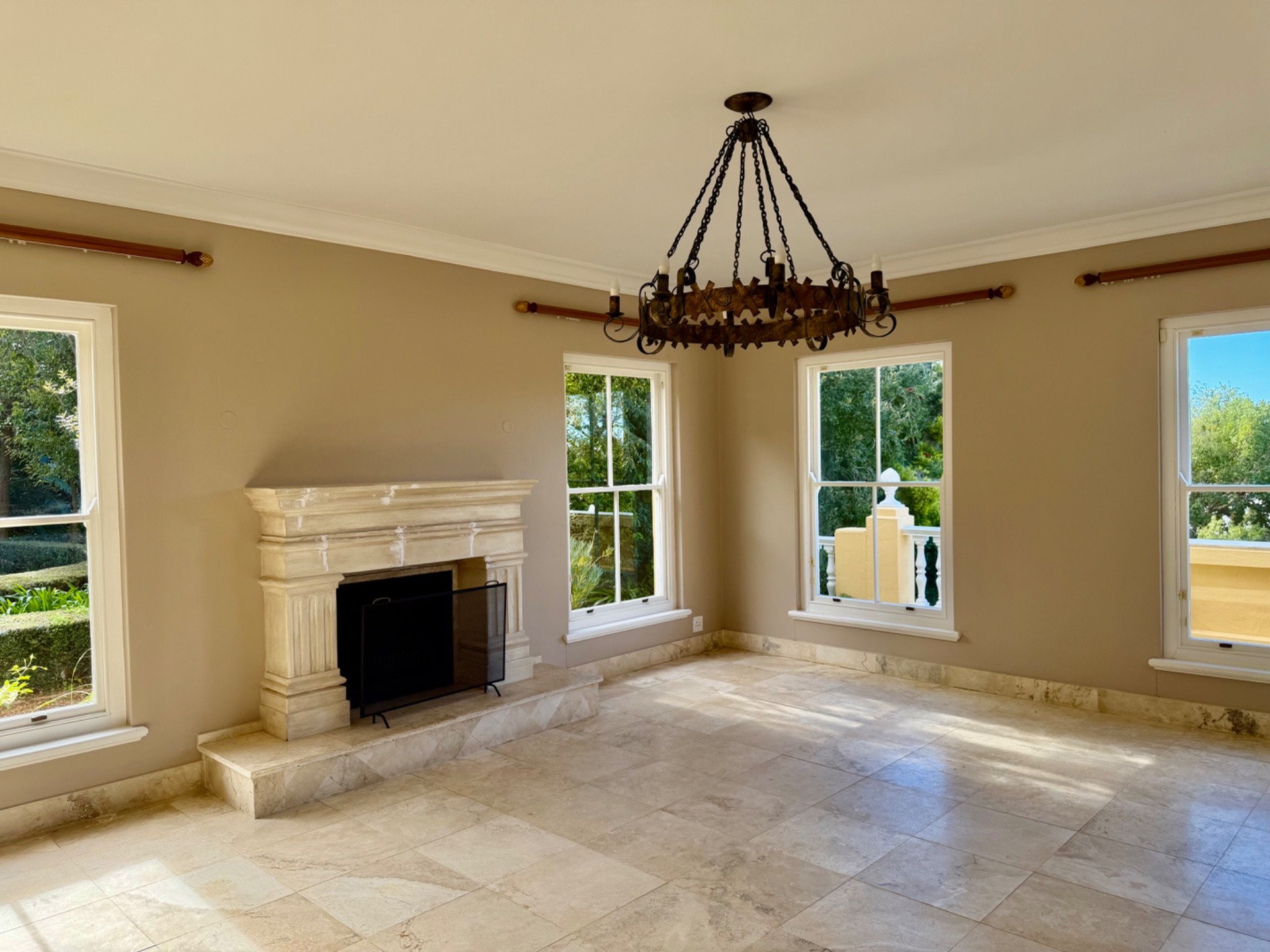 Villa For Sale with a wonderful setting against the Constantia Winelands