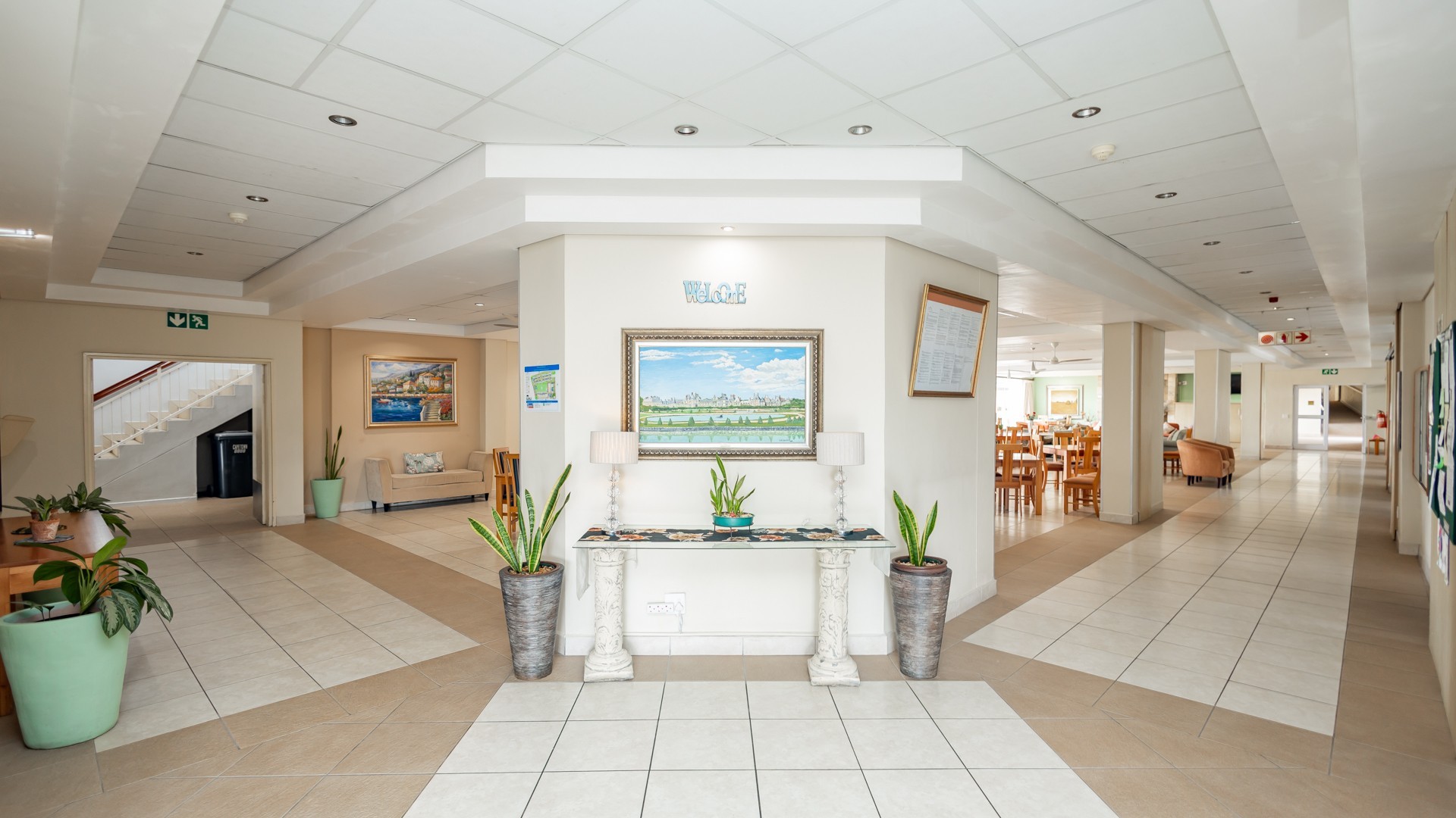 Elegant Sectional Title Retirement Apartment with Tranquil Bowling Green Views