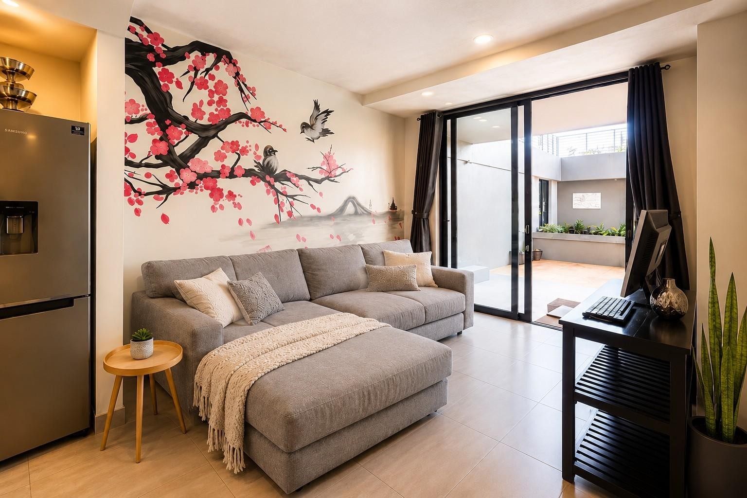Available Immediately!!! Furnished 2 Beds, 2Baths Ground-Floor Apartment