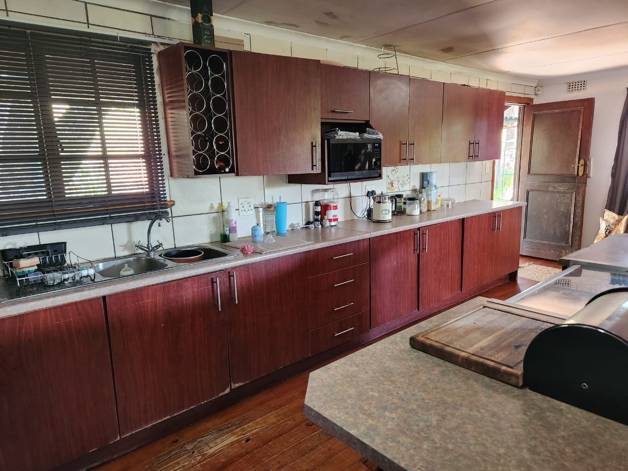 Log cabin lifestyle on a mountain with indigenous trees and bird song