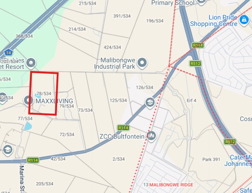 Farm for sale in Nooitgedacht, Krugersdorp, 78 Java road, Nooitgedacht, Krugersdorp, Gauteng, 85600 m²