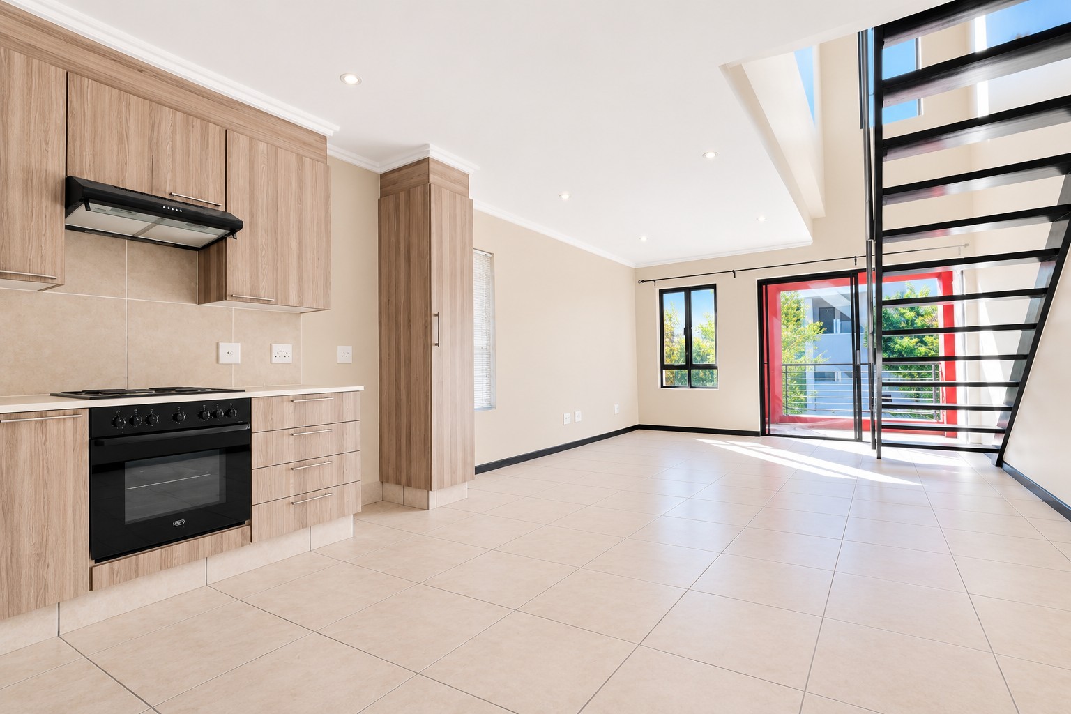 Modern 1 Bedroom Loft Apartment with 2 Balconies in Exclusive Sunninghill Complex