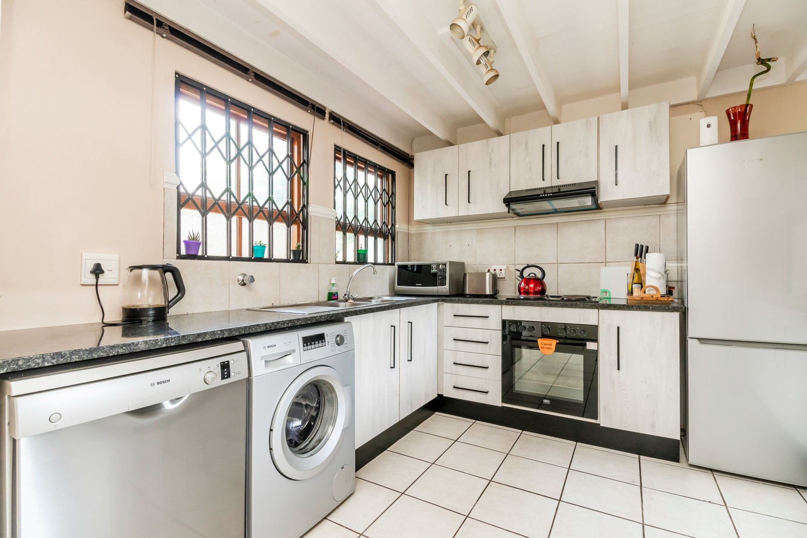 Spacious, two bedroom apartment with two balconies and communal pool