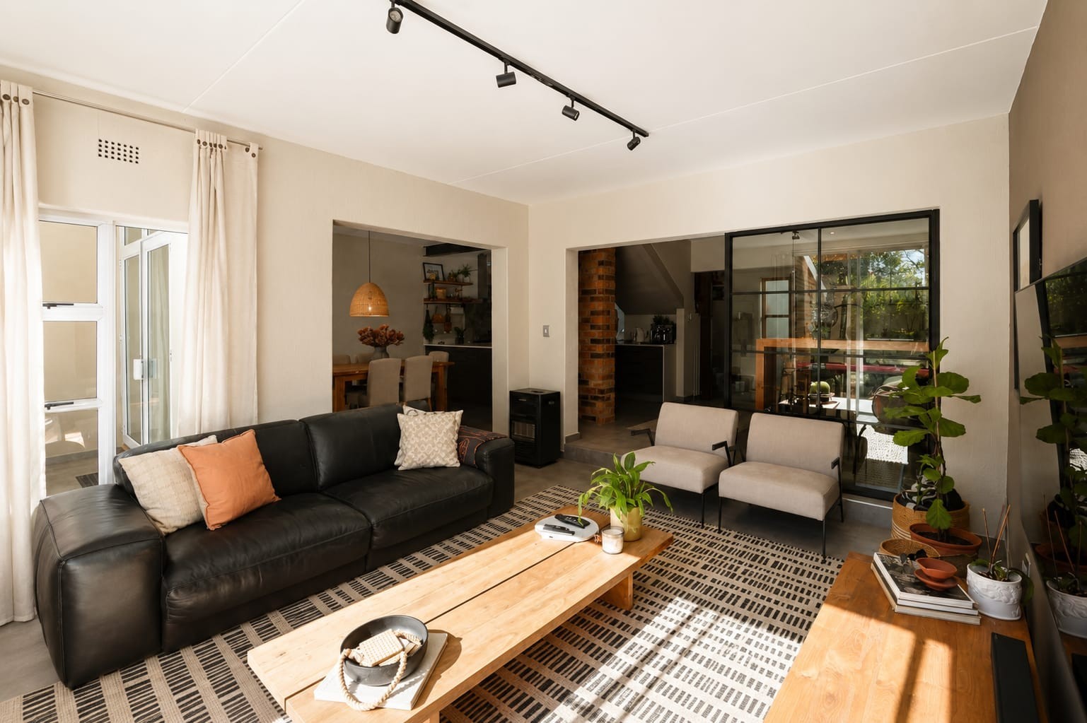 Modern Industrial Elegance With Back Up Water, Solar and Power In Boomed Enclosure