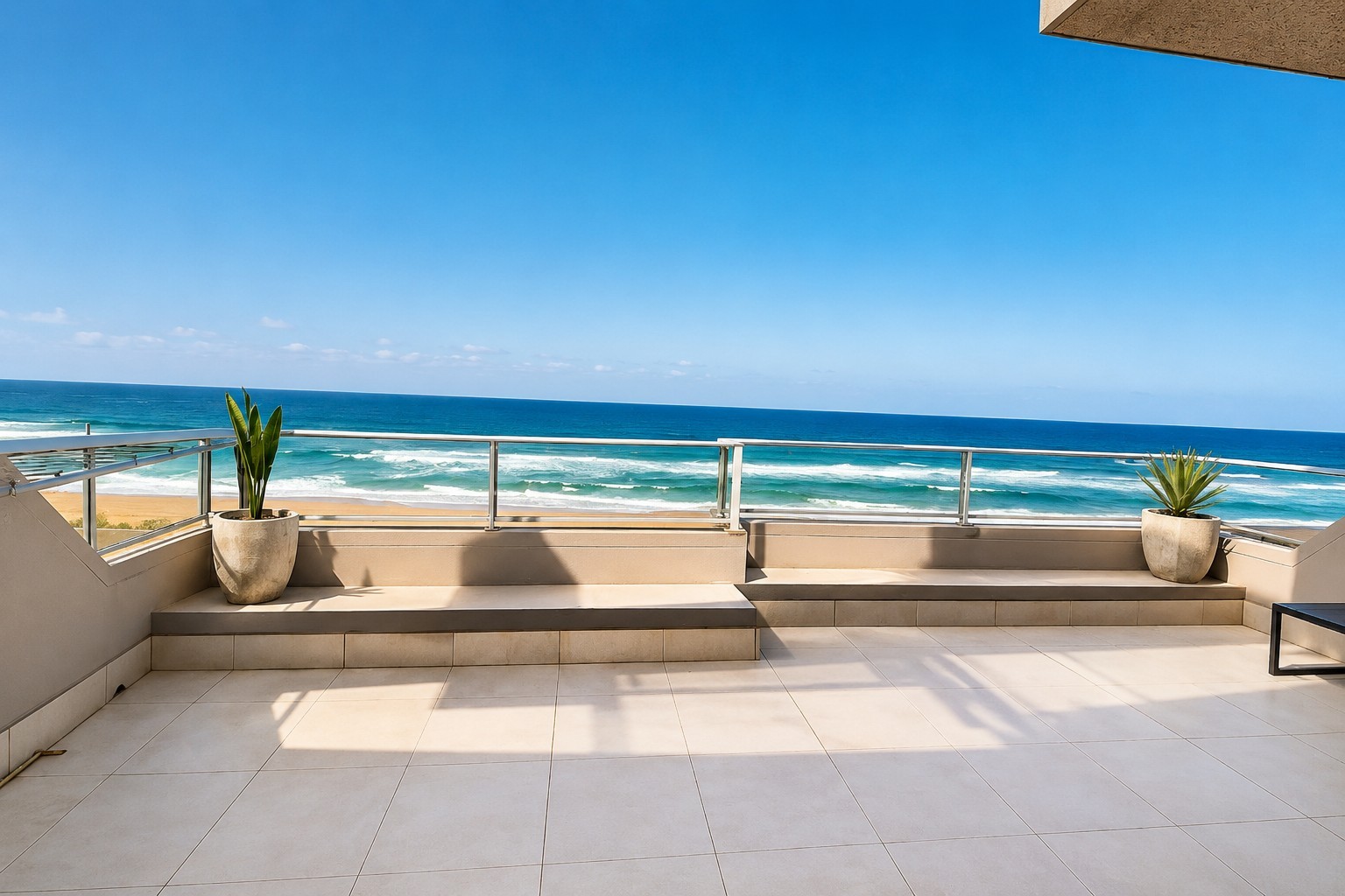 Available Immediately!!!! Unfurnished 3Beds 3Baths Apartment to Let in Umdloti Beach!