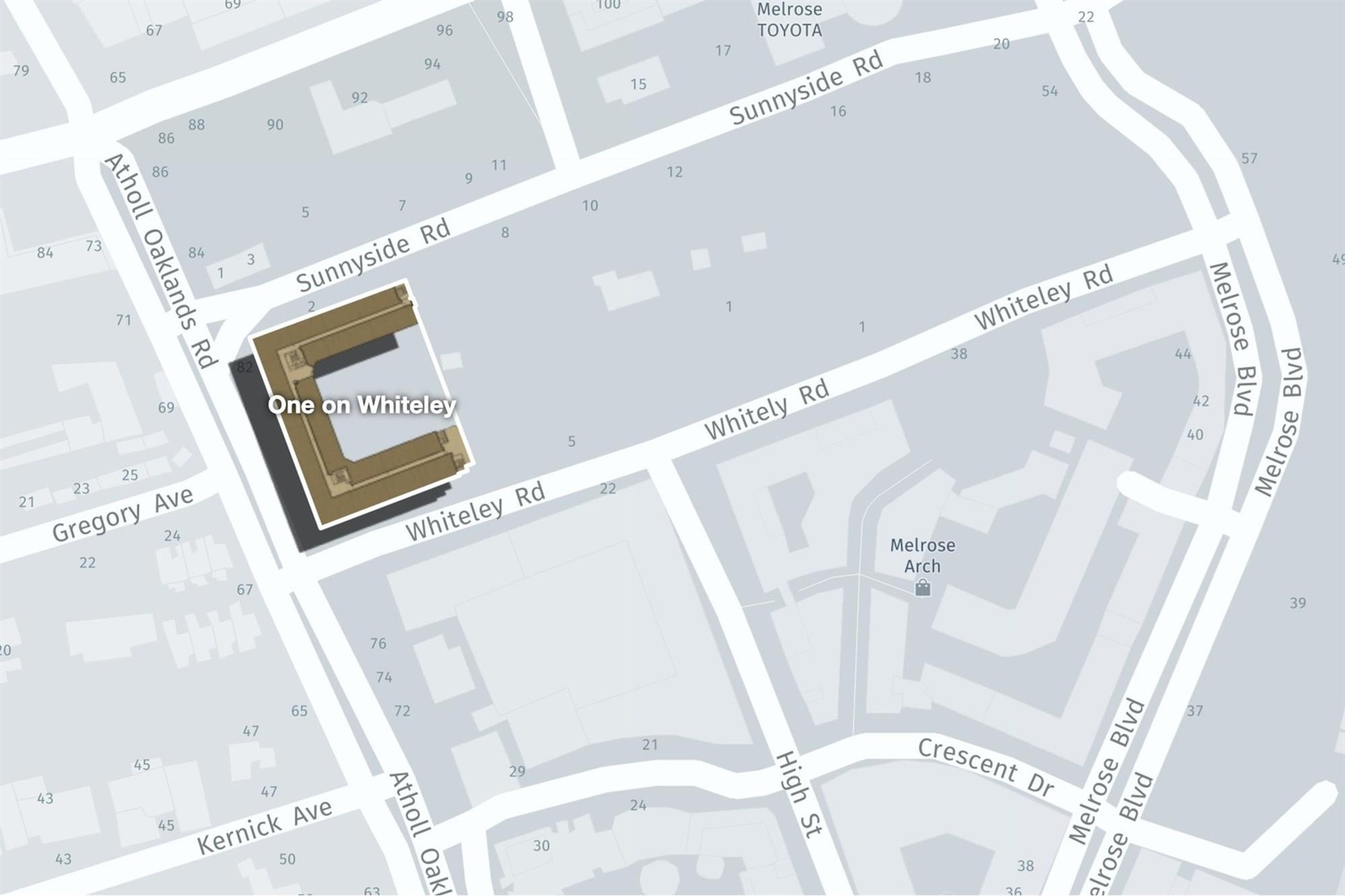 Luxury Studio Apartment in One on Whiteley in Melrose Arch