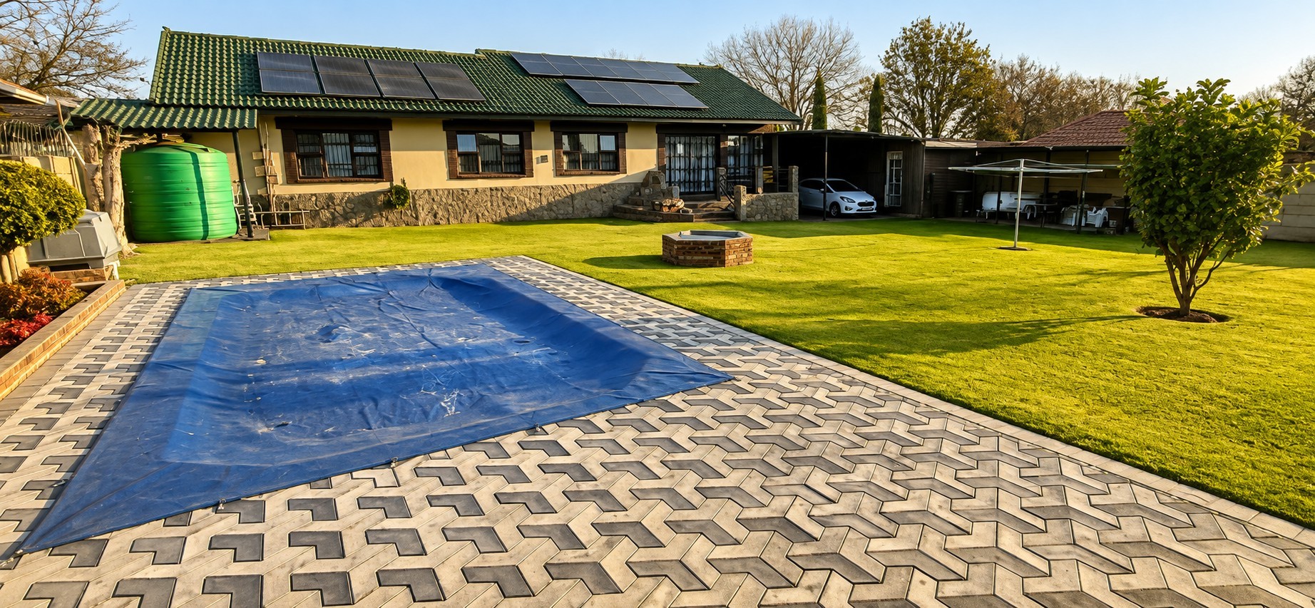 Secure, Spacious Family Home with a Sparkling Pool