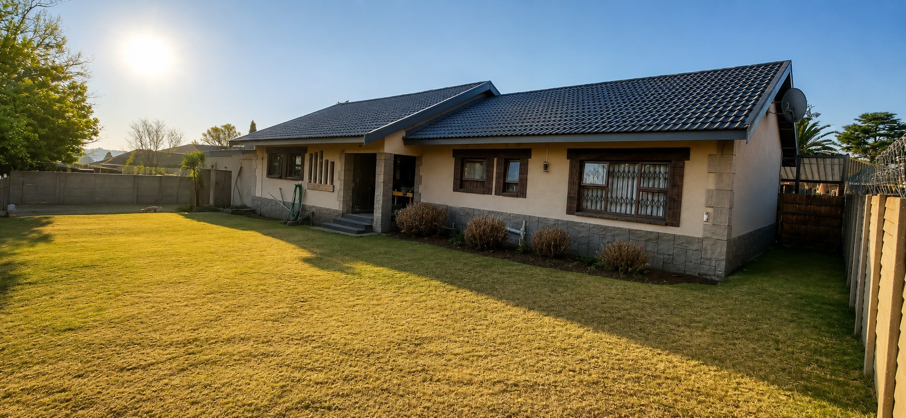 Secure, Spacious Family Home with a Sparkling Pool