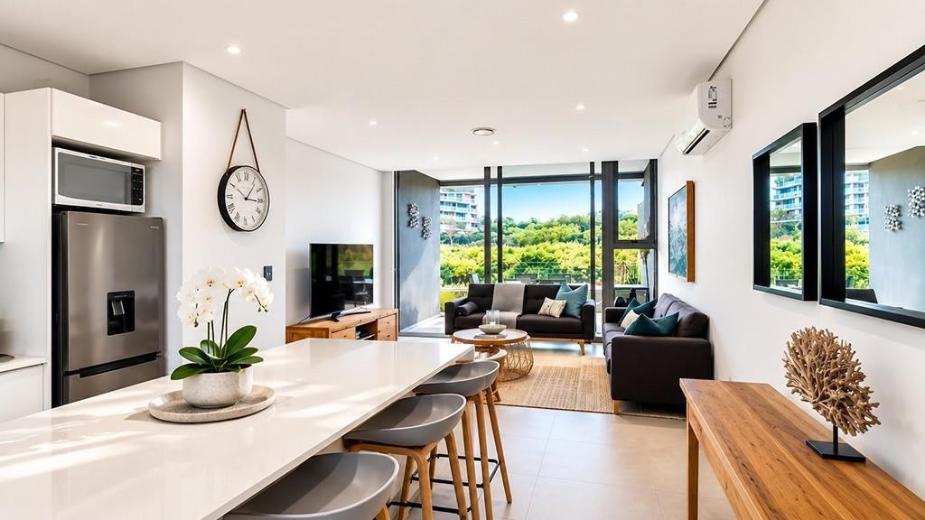 FURNISHED Luxury Coastal Living | Modern Apartment with Resort-Style Amenities