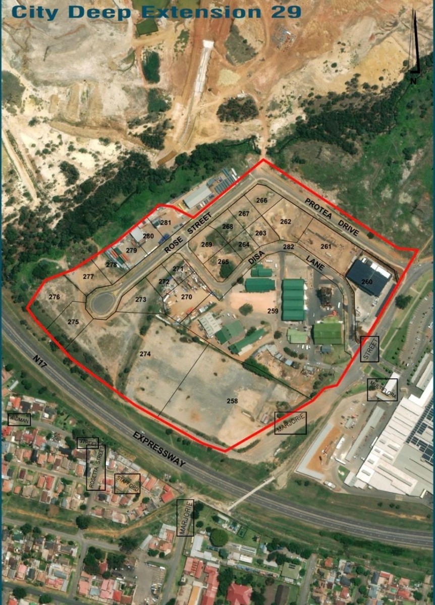 Vacant Land for sale in City Deep, Johannesburg, 32381 m²
