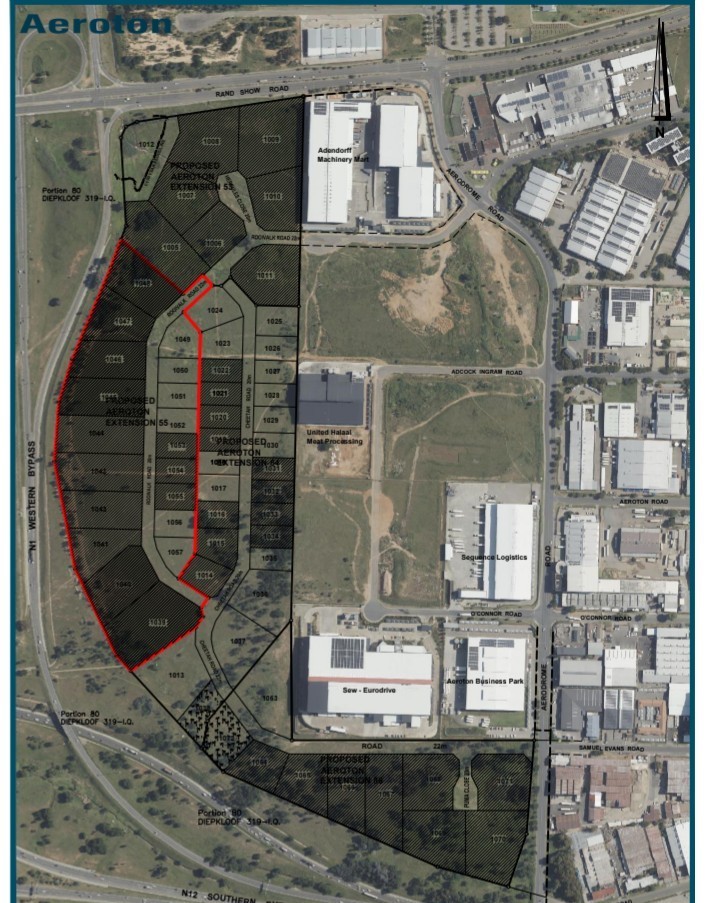 Vacant Land for sale in Aeroton, Johannesburg, 2643 m²