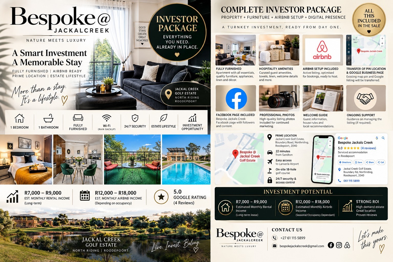 Apartment for sale in Jackal Creek Golf Estate, Randburg, 50 m²