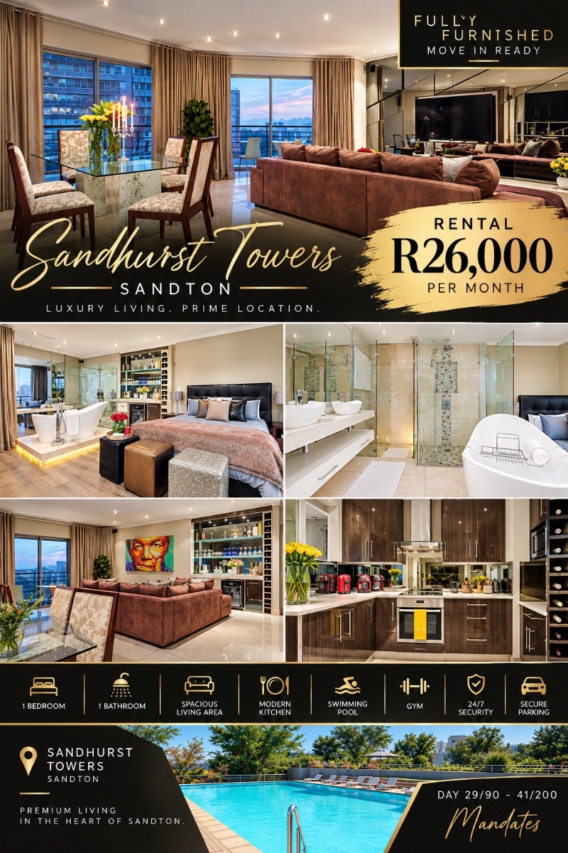 Apartment for rent in Sandhurst, Sandton