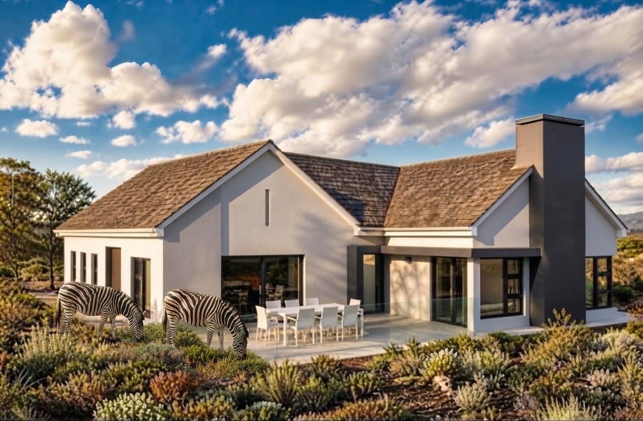 Enjoy the lifestyle you deserve! Modern Plot and Plan in Outeniquasbosch Wildlife Village.