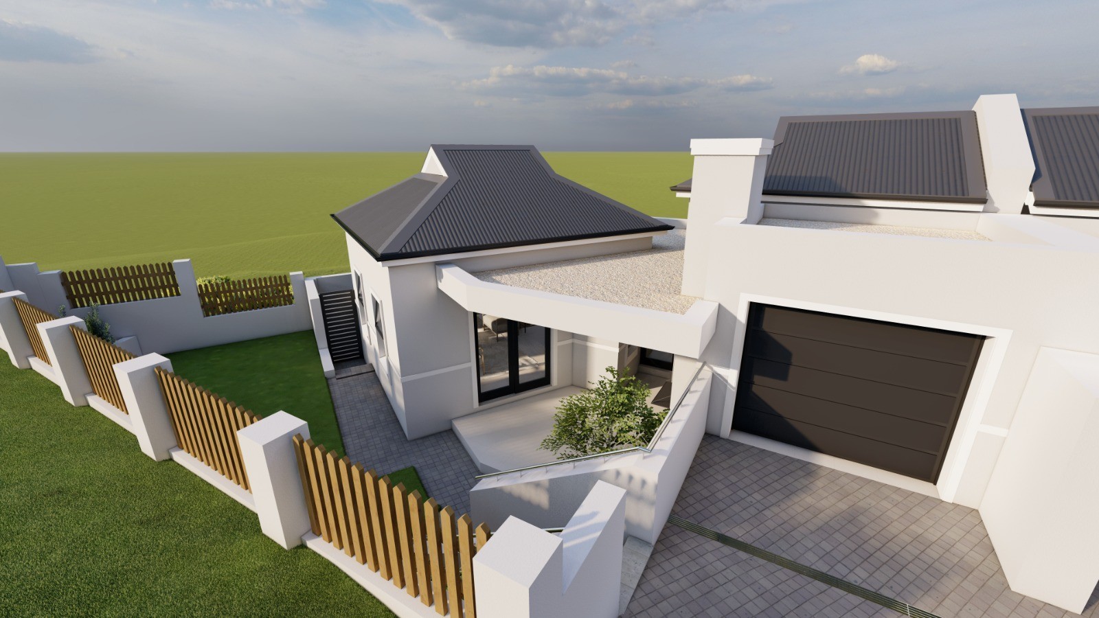Plot and Plan Modern Duet in popular 24/7 guarded security estate