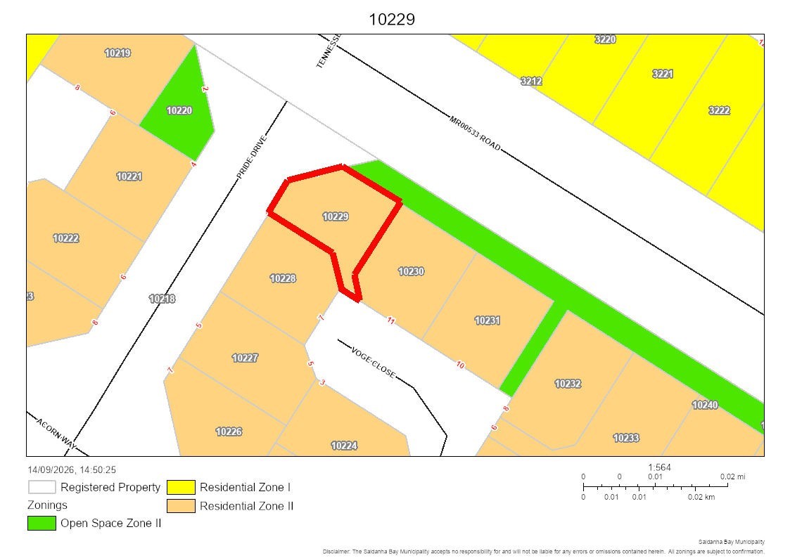 Vacant Land for sale in St Helena Bay, 256 m²