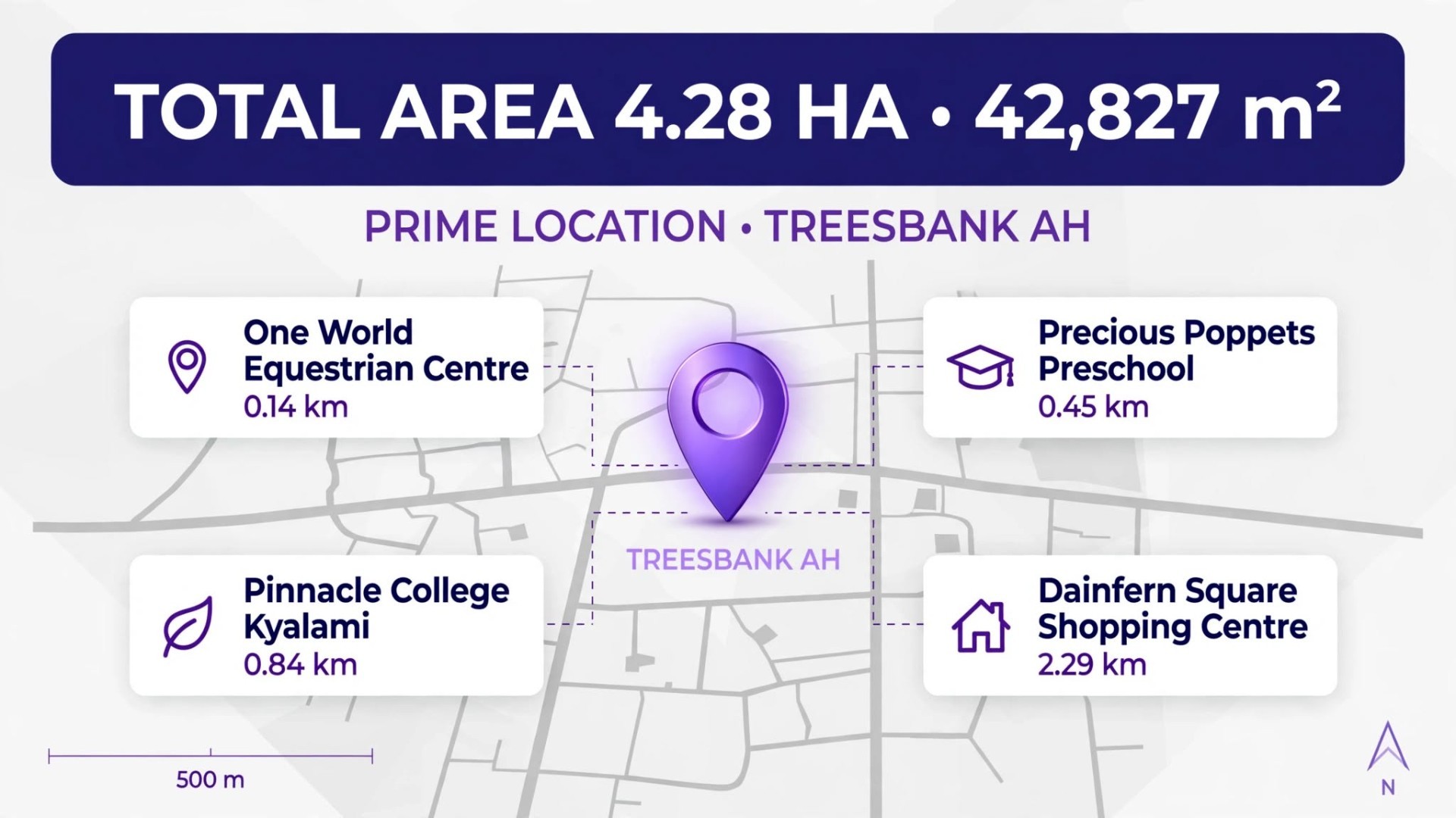 Small Holding for sale in Treesbank AH, Midrand, 42818 m²