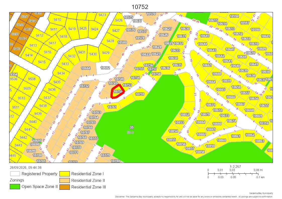 Vacant Land for sale in St Helena Views, St Helena Bay, 411 m²