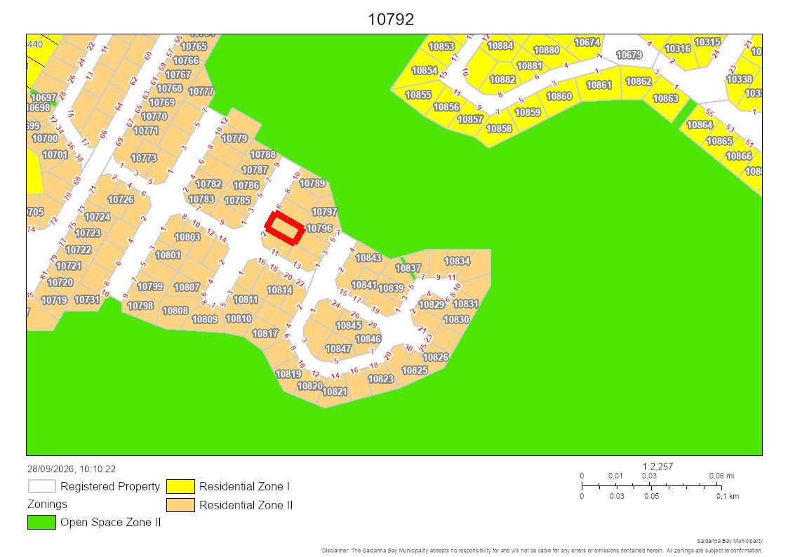 Vacant Land for sale in St Helena Views, St Helena Bay, 280 m²