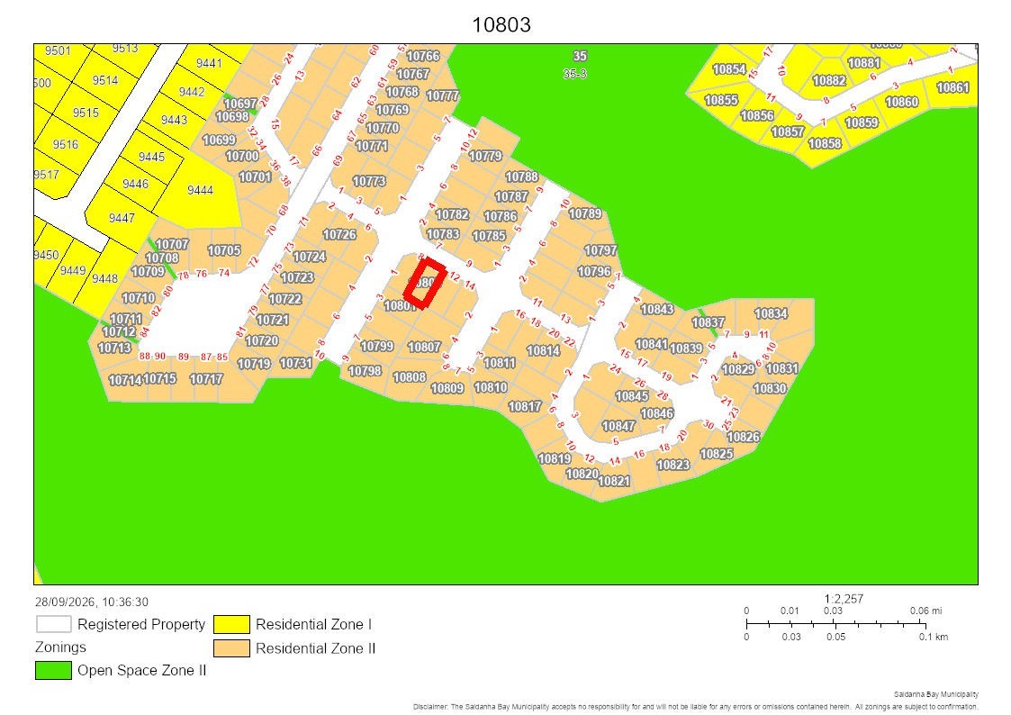 Vacant Land for sale in St Helena Views, St Helena Bay, 276 m²
