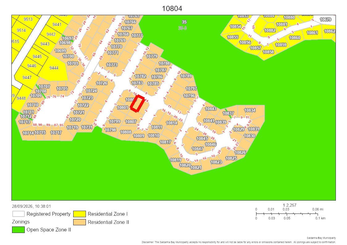 Vacant Land for sale in St Helena Views, St Helena Bay, 277 m²