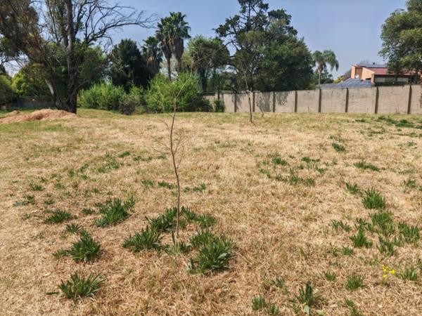 Vacant Land for sale in Melrose Estate, Johannesburg, 1665 m²