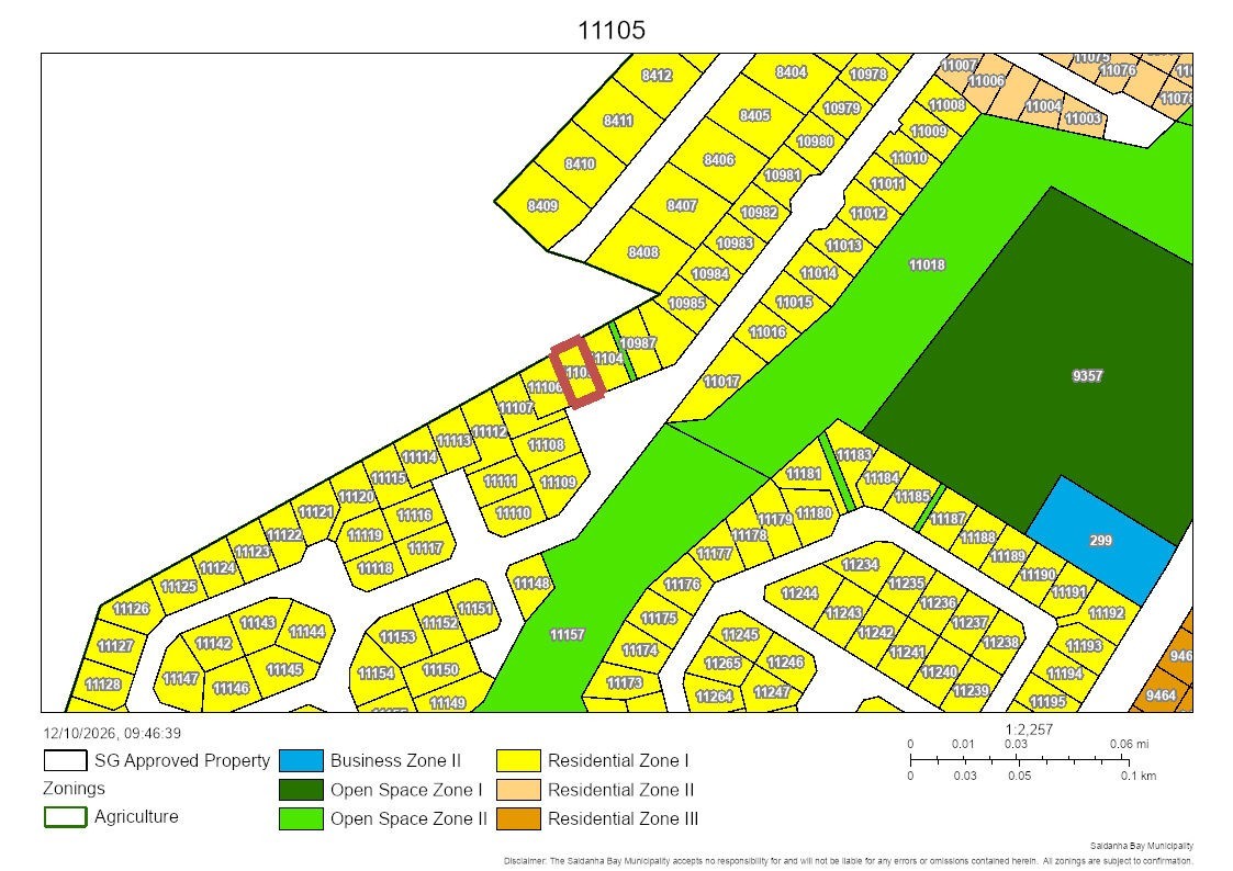 Vacant Land for sale in St Helena Views, St Helena Bay, 390 m²