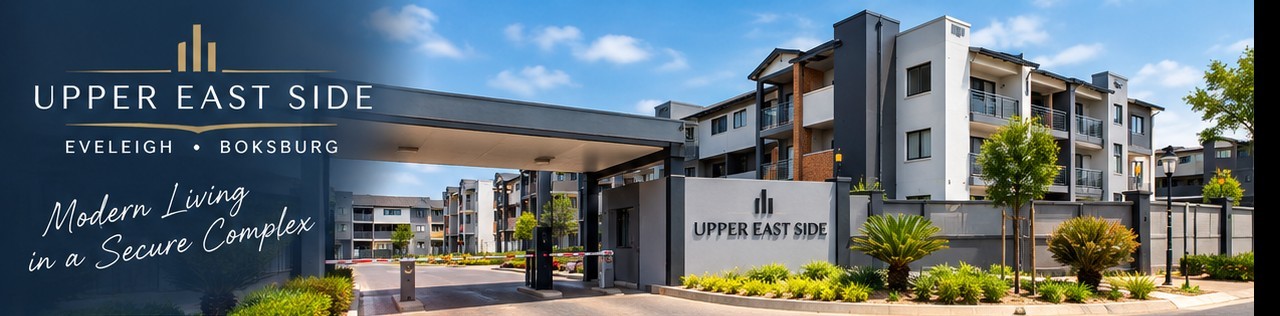 Apartment for sale in Eveleigh, Boksburg, 17 SS Upper East Side (1st floor), SS Upper East Side, 83 Edger Road, Eveleigh, Boksburg, Gauteng, 92 m²