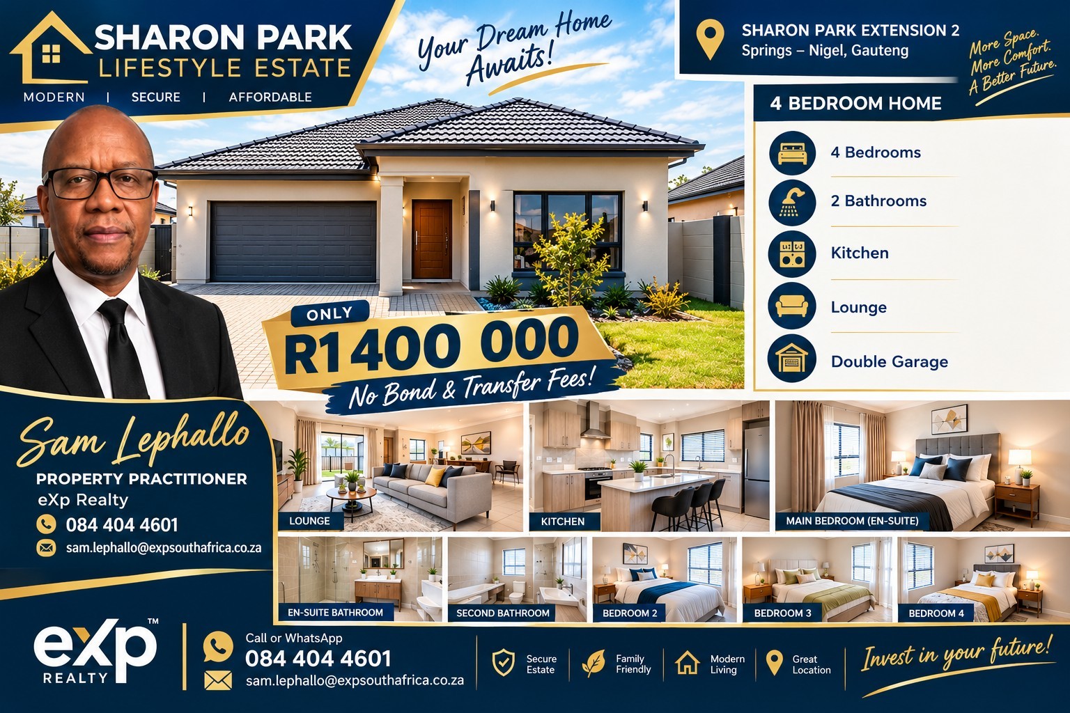 Development for sale in Sharon Park, Nigel, 1433 Sharon Park Lifestyle Estate, Sharon Park Lifestyle Estate, 1433 Cathcart Avenue, Sharon Park, Nigel, Gauteng, 100 m²